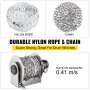 VEVOR Electric Anchor Winch Drum Winch TW240STD 8mmX90M Rope / Chain Full Kit
