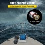 VEVOR Electric Anchor Winch Drum Winch TW180 2500kg 6mmX45M Rope/Chain Full Kit