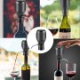 VEVOR Electric Wine Dispenser, 1 Button Wine Aerator Dispenser, Automatic Wine Aerator, Electric Wine Decanter, Black Wine Aerator Pourer for Red & White Wine 750 ml, Wine Aerator Pump with Corkscrew