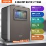 VEVOR Alkaline Water Ionizer Machine, pH 2.5-11.2 Alkaline Acidic Hydrogen Water Purifier, 6 Water Settings Home Filtration System, Up to -850mV ORP, 10000L Per Filter, UV Function, Water Heating