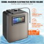 VEVOR Alkaline Water Ionizer Machine, pH 2.5-11.2 Alkaline Acidic Hydrogen Water Purifier, 6 Water Settings Home Filtration System, Up to -850mV ORP, 10000L Per Filter, UV Function, Water Heating