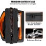 VEVOR Padded DJ Mixer Gig Bag, 1200D Oxford Fabric, DJ Gear Carry Bag with a Storage Pocket 1.5 M Removable Shoulder Strap 10 MM Padding, 490 x 220 x 390 mm Storage Case Fits for DJ Controller