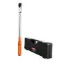 VEVOR Adjustable Click Torque Wrench, 1/2 Inch Drive, 20-160 lbf-ft/27.1-216.8 N.m, Dual-direction and Dual Range Scales, 72-Tooth, ±2% Precision, with Adapter Interchangeable Jaw and Ratchet Head