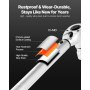 Click Torque Wrench Set 3 Pcs 1/4 3/8 1/2 Inch Drive Dual-direction 72-Tooth
