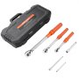 VEVOR Click Torque Wrench Set, 3 Pieces, 6.35/9.5/12.7mm Drive, 2.3-27.1 N.m, 6.8-61 N.m, 13.5-230 N.m, Dual-direction and Dual Range Scales, 72-Tooth, ±3% High Precision, for Bicycle Repair