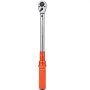 VEVOR torque wrench with chrome finish and orange handle, featuring adjustable settings.