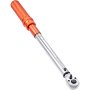 orange-handled VEVOR torque wrench with a silver shaft and measurement markings.
