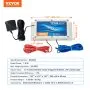 VEVOR Electronic Water Descaler System, Whole House Salt Free Descaler, Hard Water Conditioner to Reduces Scale Build-Up, for All Kinds of Plumbing Pipes, Durable for Over 10 Years