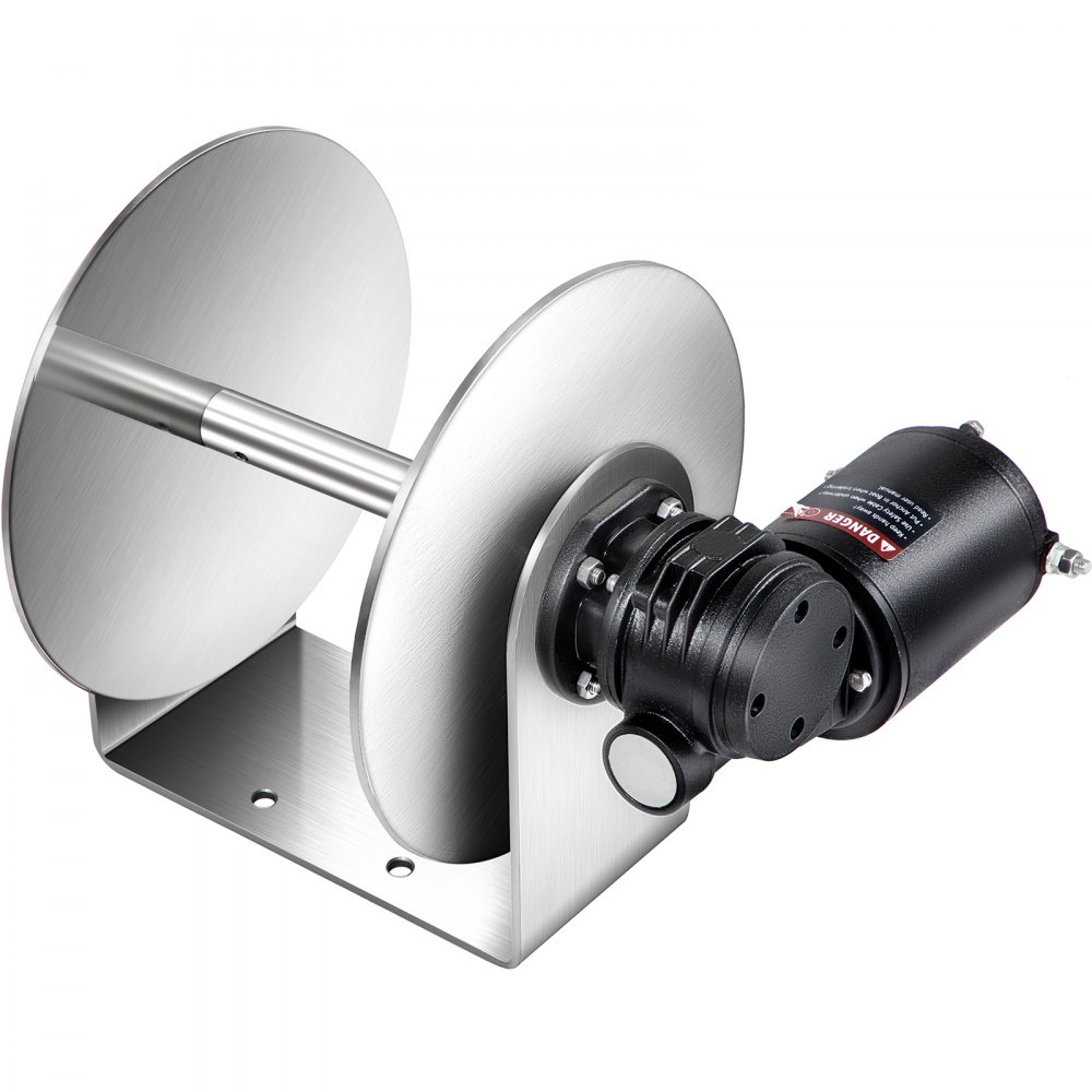 VEVOR Electric Anchor Winch Drum Winch TW240HC 0.3inX295ft Rope/Chain Full Kit