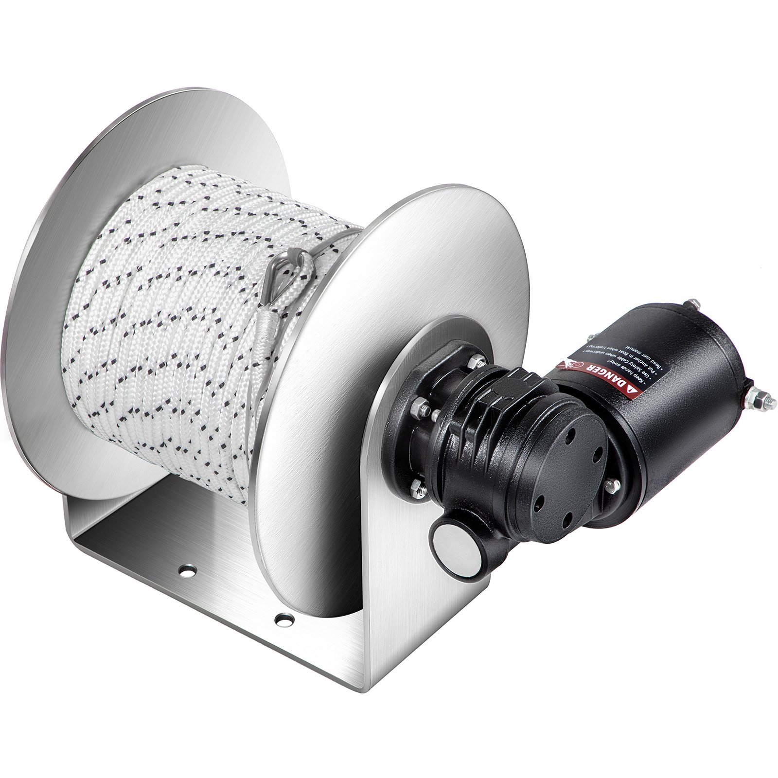 VEVOR Electric Anchor Winch Drum Winch TW240HC 0.3inX295ft Rope/Chain Full Kit
