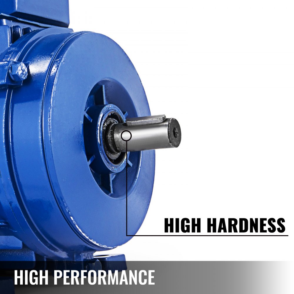 Three Phase Electric Motor 230/400V 0.37kW 1/2HP 3000rpm