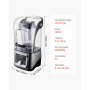Licuadora VEVOR para batidos, 250 ml (85 oz), 1400 W, licuadora profesional con potente motor, licuadora multifuncional para procesamiento de alimentos con cubierta insonorizante para batidos, malteadas y jugos, ideal para la cocina.
