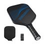 VEVOR Pickleball Paddle, T700 Carbon Fiber Surface & Honeycomb Core, Professional Pickleball Paddle with Increased Power & Control & Spin, Pro Pickle Ball Racket for Adults, Men & Women, Blue