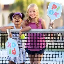 Kids Fiberglass Pickleball Paddle Child Size Lightweight Honeycomb Racket