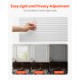 Mini Blinds 35" W x 48" H 1" Slat Cordless Horizontal Light Filtering Mini Blind