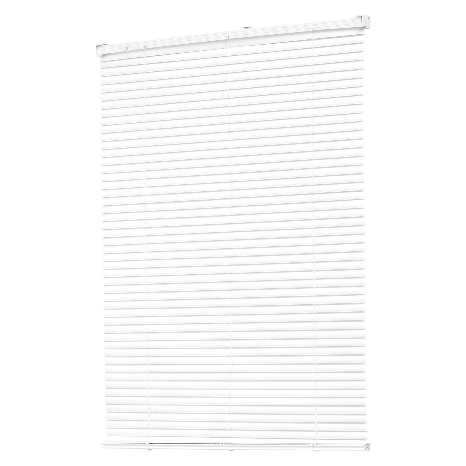 VEVOR Mini Blinds, 34" W x 48" H, 1" Slat Size, Cordless Horizontal Light Filtering Mini Blind for Indoor Windows, Easy to Clean and Simple Light Adjustment, for Home Decor, Room Darkening, White