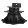 VEVOR Däckblock 12 st, 907,18 kg lastkapacitet, däckstöd, plastpiedestal, marksten, höjbar 60-135 mm, höjdjusterbar bodfundament för trä, betong, metall