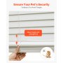 Faux Wood Blinds 2" Slat 34.5" W x 60" H Cordless Window Blinds and Shades White