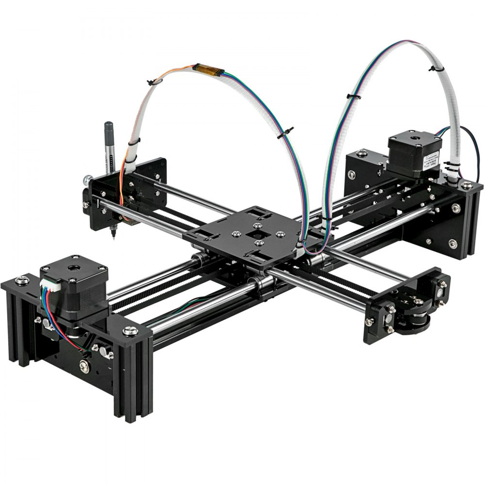 VEVOR XY Plotter 2 Axis Drawing/Painting/Writing Robot CNC Router Kit 297x210 mm CNC Machine With a Three-color pen For Drawing Writing CNC V3 Shield Drawing