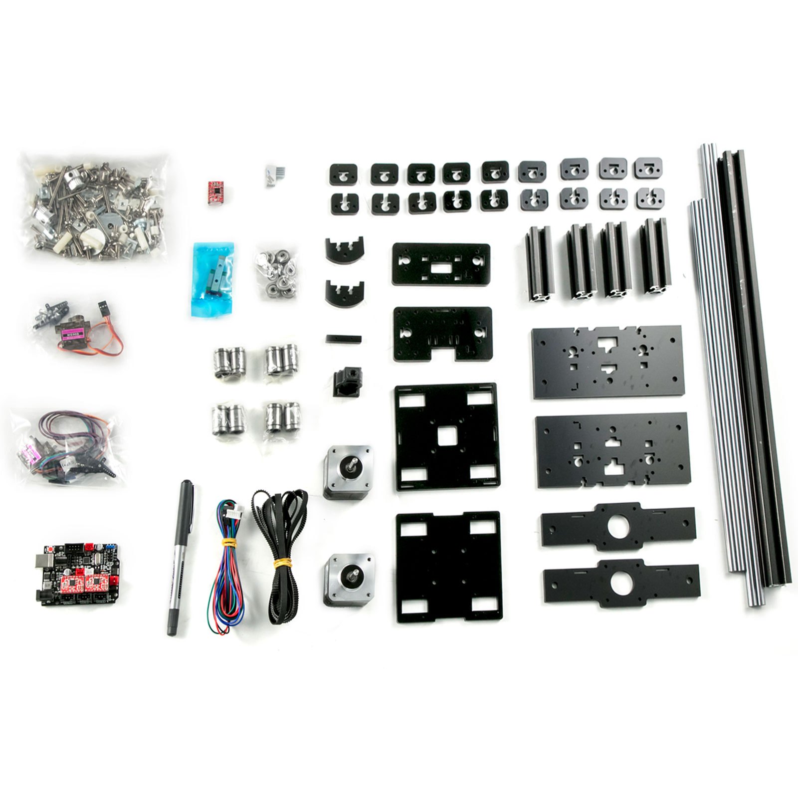 VEVOR XY Plotter 2 Axis Drawing/Painting/Writing Robot CNC Router Kit 297x210 mm CNC Machine With a Three-color pen For Drawing Writing CNC V3 Shield Drawing