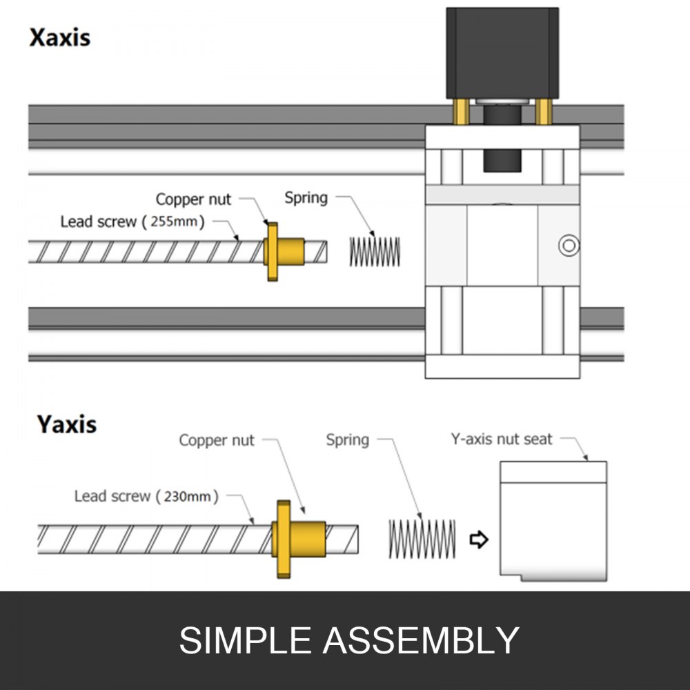 3 Axis Cnc Router Kit 1610 500mw Injection Molding Material Engraving Tools