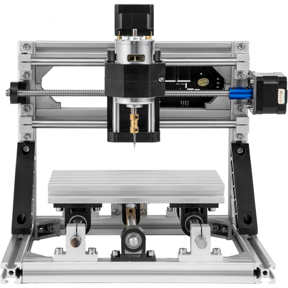 VEVOR CNC 1610 CNC Machine 3 Axis CNC Router Kit with Offline Controller Table Lamps Milling Machine GRBL Control for Plastic Acrylic PCB PVC Wood Carving DIY Ideas(160X100mm,Offline Controller)