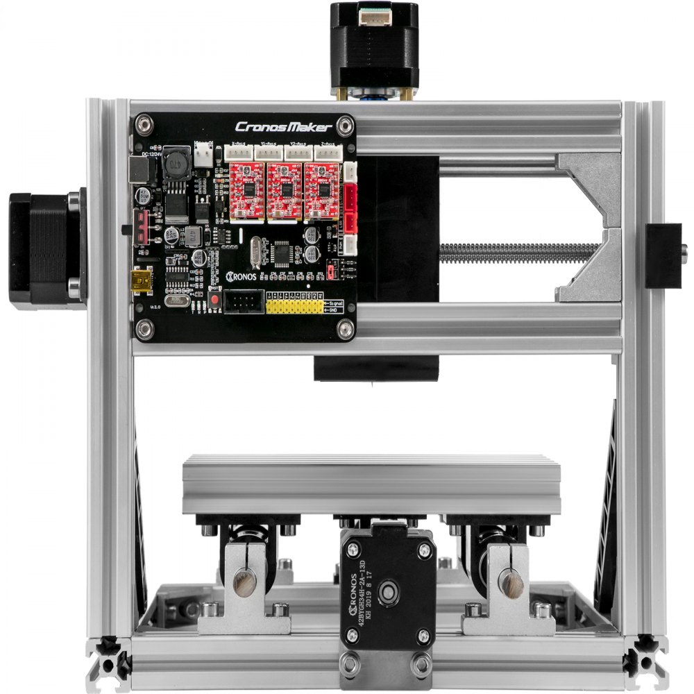 VEVOR CNC 1610 CNC Machine 3 Axis CNC Router Kit with Offline Controller Table Lamps Milling Machine GRBL Control for Plastic Acrylic PCB PVC Wood Carving DIY Ideas(160X100mm,Offline Controller)