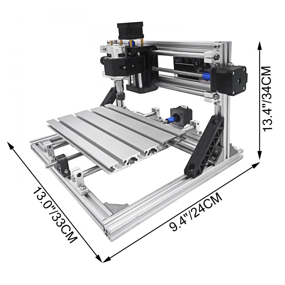 3 Axis CNC Router Kit 2418 5500MW Engraving PVC 2020 Aluminium Profiles AU Stock