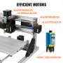 VEVOR 3018 CNC Router Kit Wood Router Kit 500mw Laser Engraver GRBL Control DIY CNC Machine 3 Axis PCB PVC Milling Machine with Offline Controller 300x180x45mm