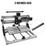 VEVOR CNC 3018 DIY 3 Axis Engraver Kit w/ 2500mw Laser Engraver Milling Machine