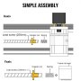VEVOR CNC 3018 DIY Kit de grabador de 3 ejes con fresadora grabadora láser de 2500 mw