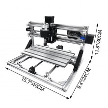 Vevor 3 Axis CNC Router Kit 3018 2500MW Milling Injection With Laser Engraver DIY