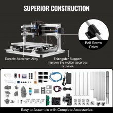 Cnc 3018 Router Kit With Laser Engraver 500mw Laser Engraver Grbl Injection