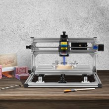 Vevor CNC 3018 DIY 3 Axis Engraver Kit With 5500mw Laser Engraver Milling Machine For Wood PVB PCB