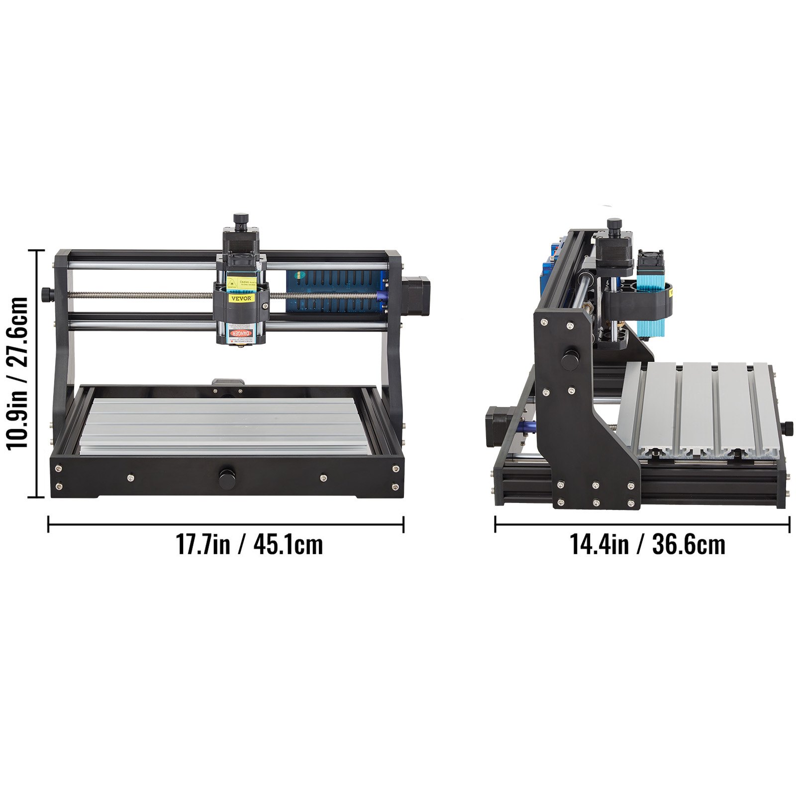 VEVOR Cnc 3018 Pro 15W Cnc 3018 300×180×45mm Cnc Machine GRBL Control Mini Laser Engraver With Offline Controller 3 Axis laser engraving machine for Carving Milling Plastic Acrylic PVC Wood