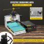 4 Axis Cnc Router 3020 Engraver Engraving Milling Machine Chrome Plate Shaft Usb