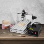 VEVOR CNC Machine 4 Axis CNC Router 3040 CNC Router Engraver Machine 500W CNC Router Engraving Drilling Milling Machine MACH3 with Usb Port for DIY Artwork Cutter 4 Axis,3040,500W