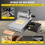 VEVOR CNC Router 6040 4 Axis CNC Router Engraver 600x400mm 1000W USB Engraving CNC Router Kit MACH3 Control VFD Water-Cooling Router Ball Screw for Metal, Wood, Glass and Plastic(6040 4 Axis)