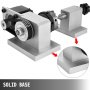 Cnc Router Rotational Rotary Axis, A-axis, 4th-axis,50mm 3-jaw Chuck &tail Stock
