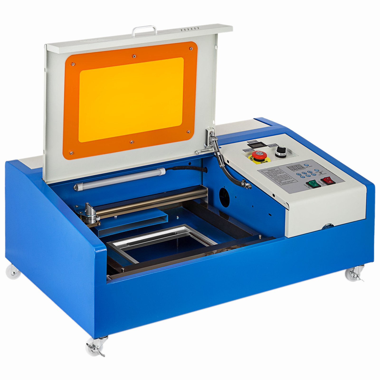 Upgraded 40W USB CO2 Laser Engraver Engraving Cutting Machine Cutter 300x200mm LCD Display Rotate Wheels