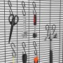 VEVOR S Hooks 36 Pack, 39.68 LBS Capacity for Bars up to 0.85 Inch, S Shaped Hooks with Safety Buckle, Heavy Duty Metal Hangers for Plants, Jeans, Clothes in Garden, Closet, Kitchen, Bedroom, Black