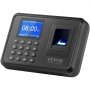 Ceas de pontaj VEVOR, aparat de înregistrare a prezenței angajaților cu amprentă digitală și perforare PIN într-unul singur, ceas de pontaj biometric independent în aparat pentru angajați, întreprinderi mici, cu ecran de 2,4 inch și fără taxe lunare