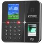 Relojes de control de asistencia VEVOR para pequeñas empresas con reconocimiento facial, huella dactilar, RFID y PIN, todo en uno. Reloj biométrico con 5 tarjetas RFID y unidad USB. Registro automático de entrada y salida. Sin cuotas mensuales.