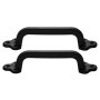 VEVOR Barn Door Handle, 2Pcs 9 in Rustic Fence Gate Handle, Rust-Resistant Coating, Heavy Duty Carbon Steel Outdoor Gate Handles, Easy to Install, Metal Sliding Door Pulls for Garage Shed Pantry