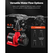 Aquarium 24V DC Water Pump with Controller 100W 2642GPH Wave Maker Return Pump