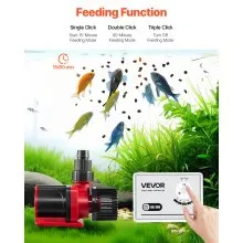 Aquarium 24V DC Water Pump with Controller 60W 1750GPH Wave Maker Return Pump