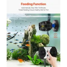 Aquarium Wave Maker with Controller 10W DC 24V Powerhead with Magnetic Base