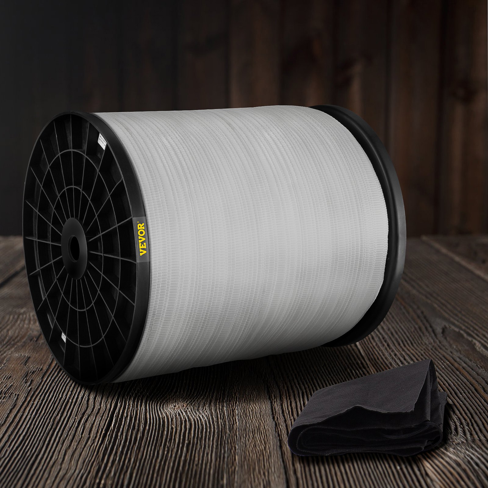 VEVOR 2722 kg Polyester Pull Tape,25.4mm x 161m Flat Tape for Wire & Cable Conduit Work Variable Functions, Flat Rope for Pulling/Loading/Packing in Any Weather CONDITON