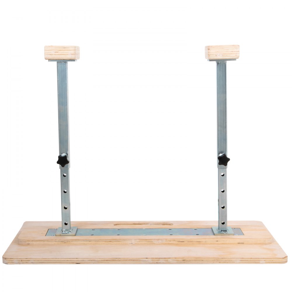 VEVOR Bastones de soporte de mano ajustables, 25 '' Altura Gimnasia Yoga Inversión Entrenamiento Pies arriba Bloques, Bastones de soporte de mano fijos Madera para yoga Gimnasia Pies arriba Entrenamiento