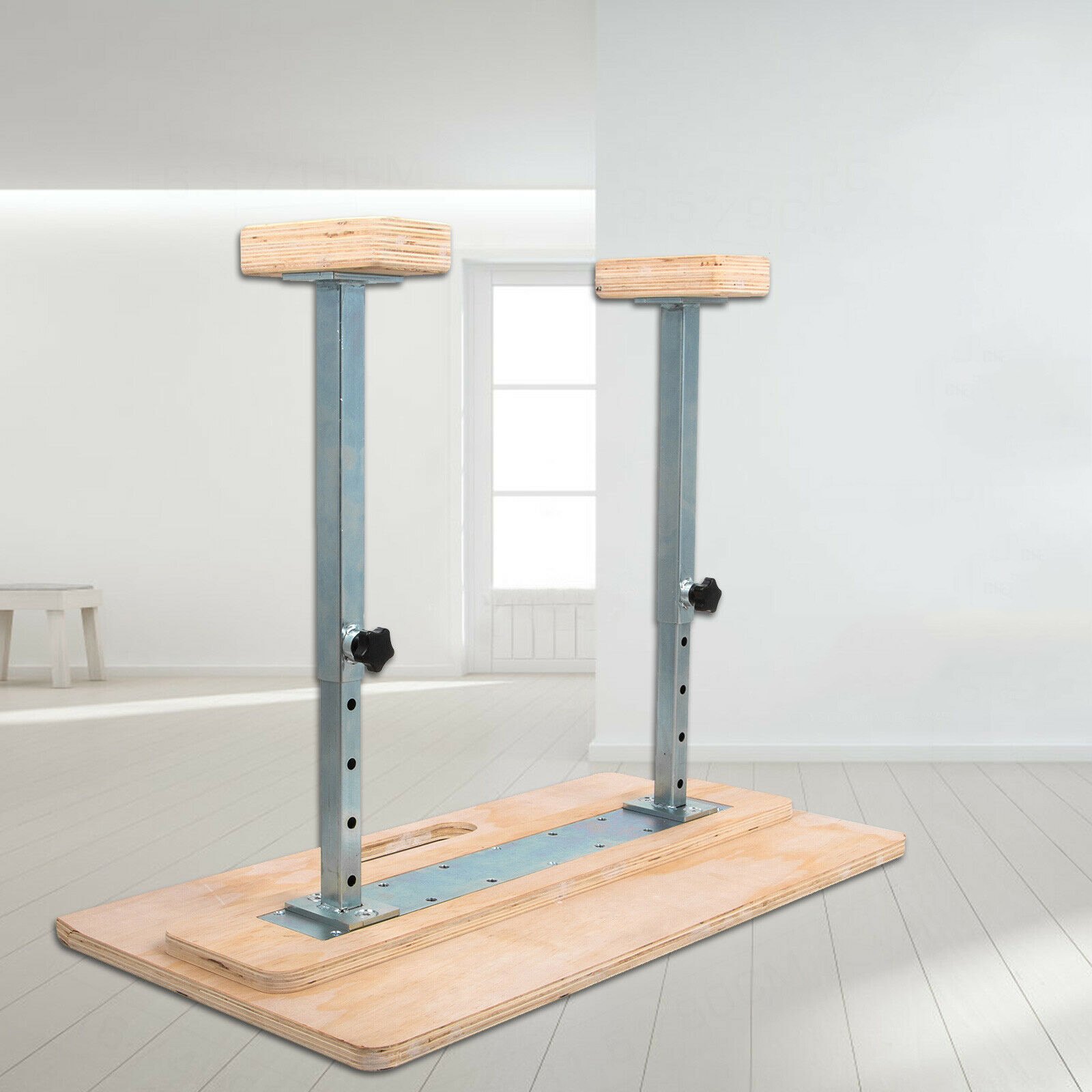 VEVOR Bastones de soporte de mano ajustables, 25 '' Altura Gimnasia Yoga Inversión Entrenamiento Pies arriba Bloques, Bastones de soporte de mano fijos Madera para yoga Gimnasia Pies arriba Entrenamiento